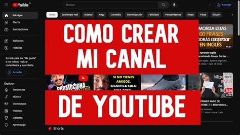 como crear un canal de youtube falso